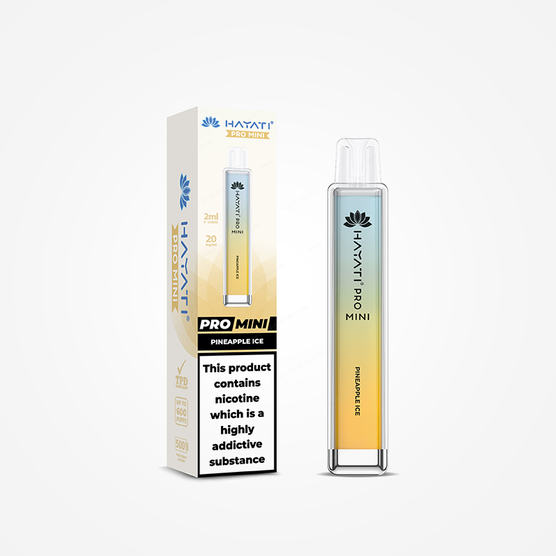 Pineapple Ice - Hayati Pro 600 Mini Disposable Vape Kit