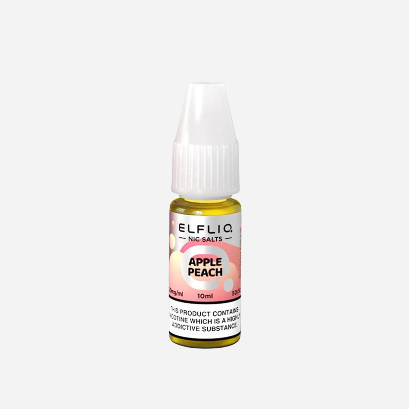 Apple Peach - ELFLIQ-ELFBAR  Nic Salt E-Liquid - 10ml