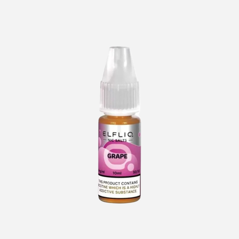 Grape - ELFLIQ-ELFBAR  Nic Salt E-Liquid - 10ml