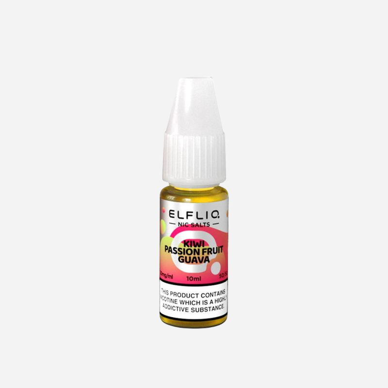 Kiwi Passion Fruit Guava - ELFLIQ-ELFBAR  Nic Salt E-Liquid - 10ml