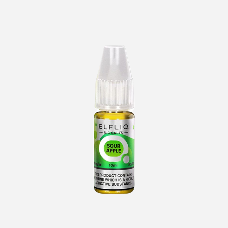 Sour Apple - ELFLIQ-ELFBAR  Nic Salt E-Liquid - 10ml