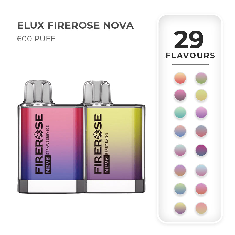 Elux Firerose Nova 600 Disposable Vape Kit