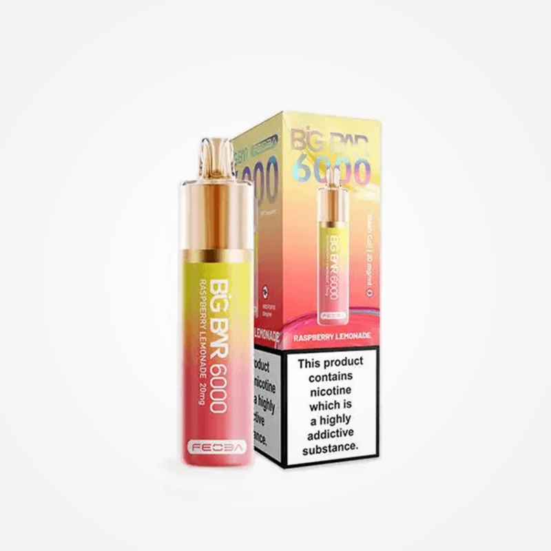 Raspberry Lemonade - FEOBA Big Bar 6000 Disposable Vape