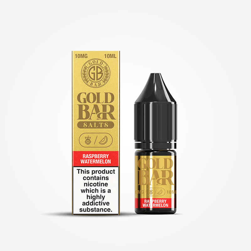 Raspberry Watermelon - Gold Bar Nic Salt E-Liquids