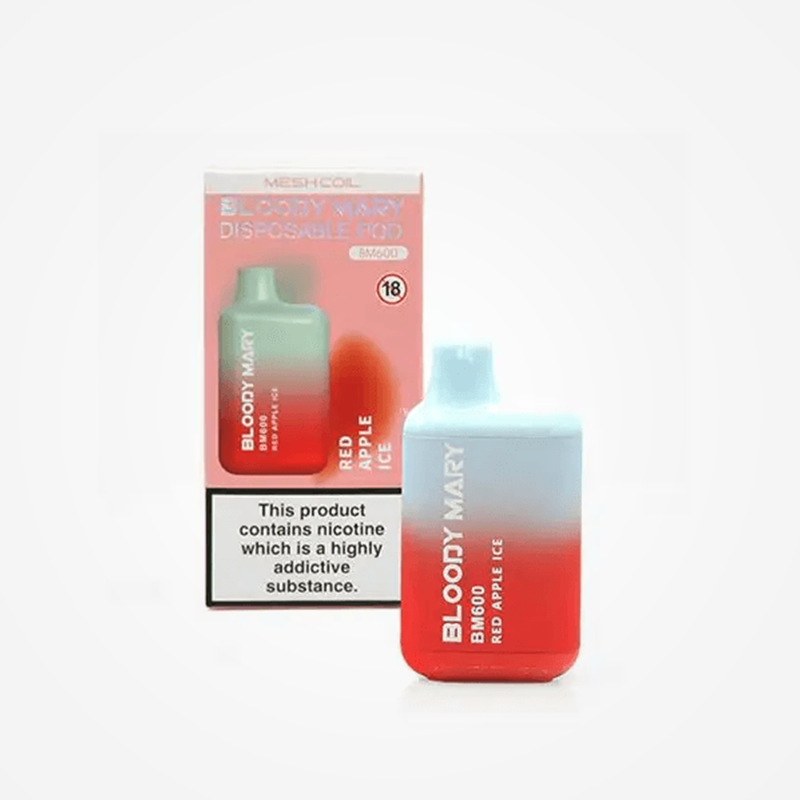 Red Apple Ice - Bloody Mary BM600 Disposable Vape Kit