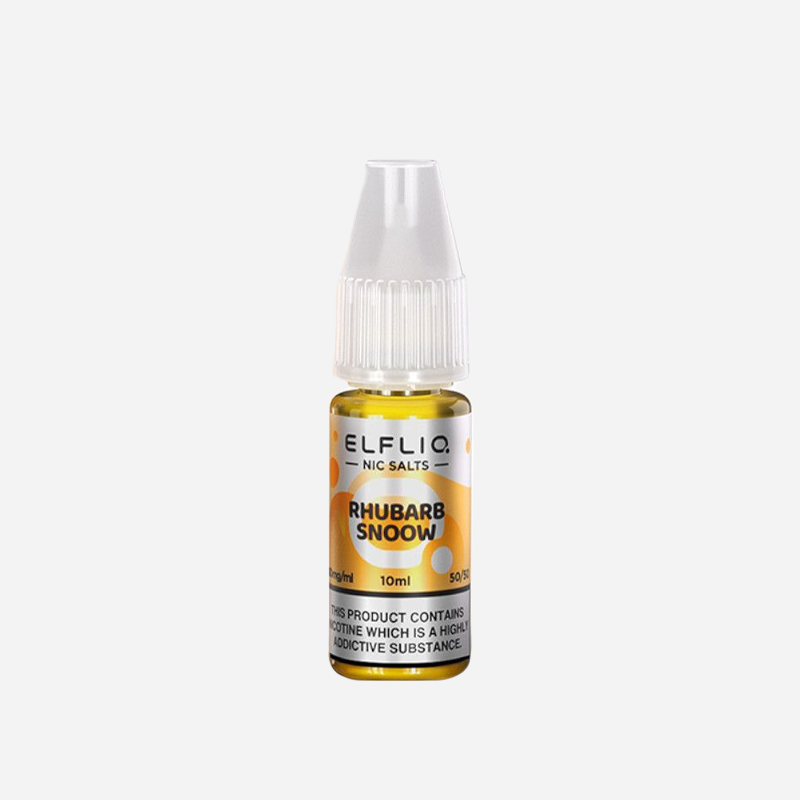 Rhubarb Snoow - ELFLIQ-ELFBAR  Nic Salt E-Liquid - 10ml