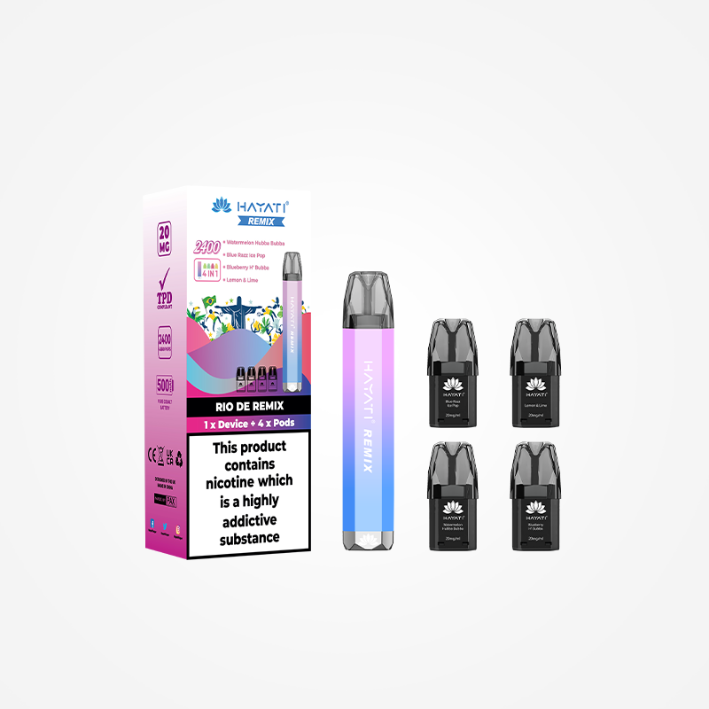 Hayati Remix 2400 Puffs Pod Vape Kit