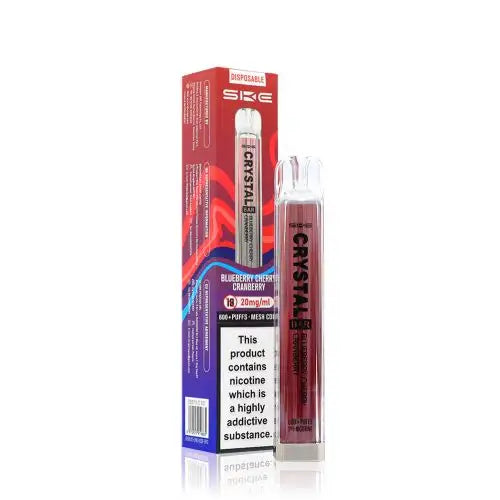 Blueberry Cherry Cranberry - SKE Crystal Bar 600 Puffs Disposable Vape