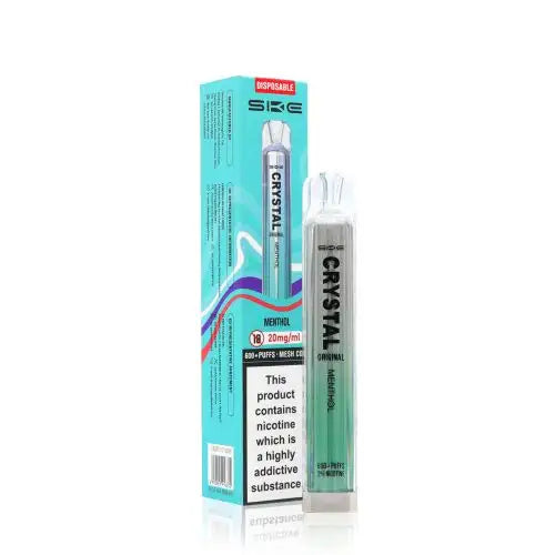 Menthol - SKE Crystal Bar 600 Puffs Disposable Vape