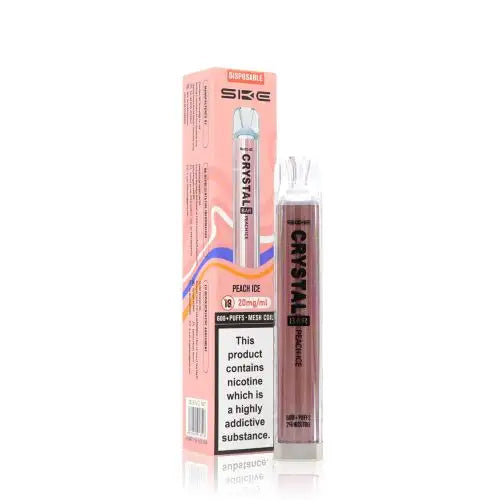 Peach Ice - SKE Crystal Bar 600 Puffs Disposable Vape