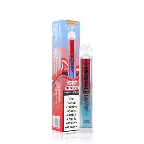 Strawberry Raspberry - SKE Crystal Bar 600 Puffs Disposable Vape