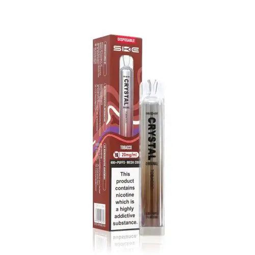 Tobacco - SKE Crystal Bar 600 Puffs Disposable Vape