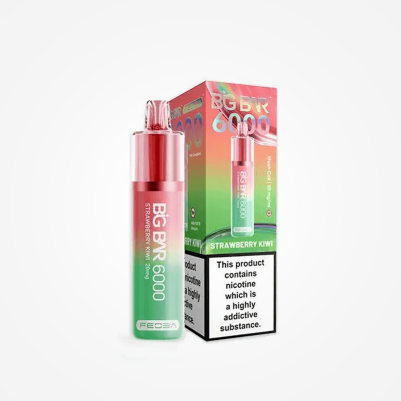 Strawberry Kiwi - FEOBA Big Bar 6000 Disposable Vape