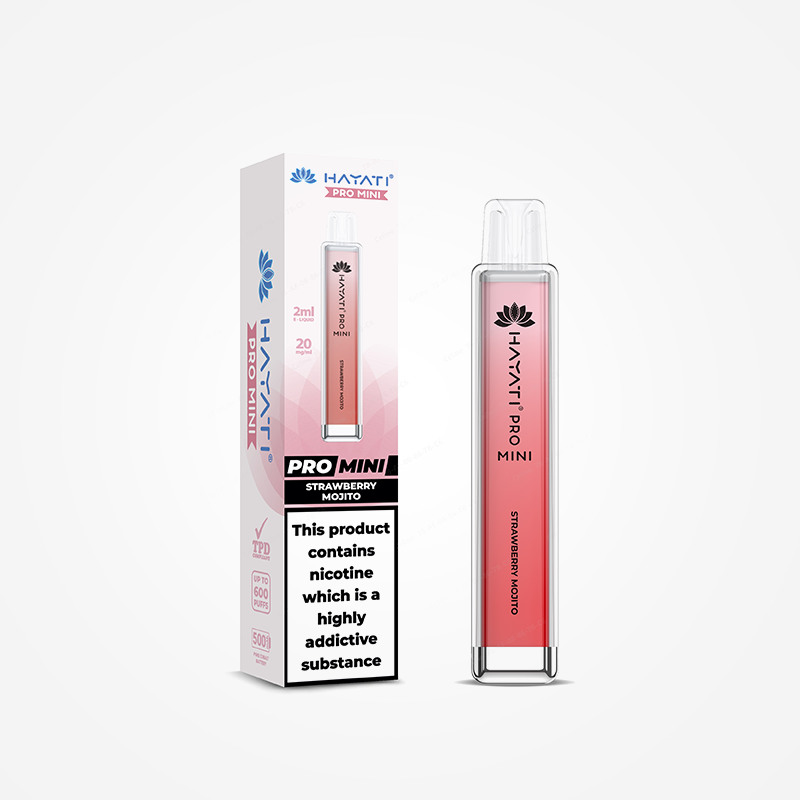 Strawberry Mojito - Hayati Pro 600 Mini Disposable Vape Kit