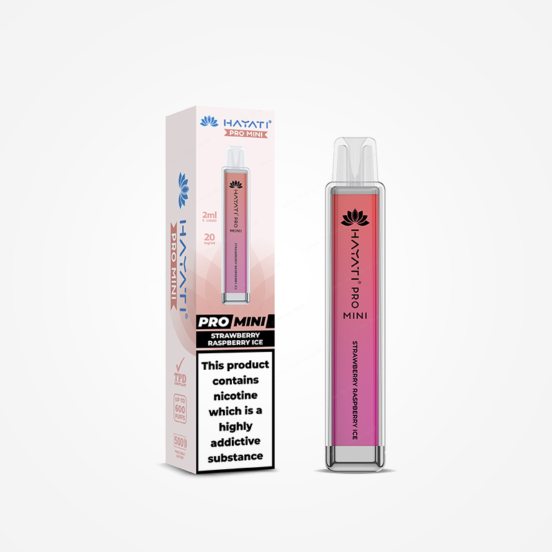 Strawberry Raspberry - Hayati Pro 600 Mini Disposable Vape Kit