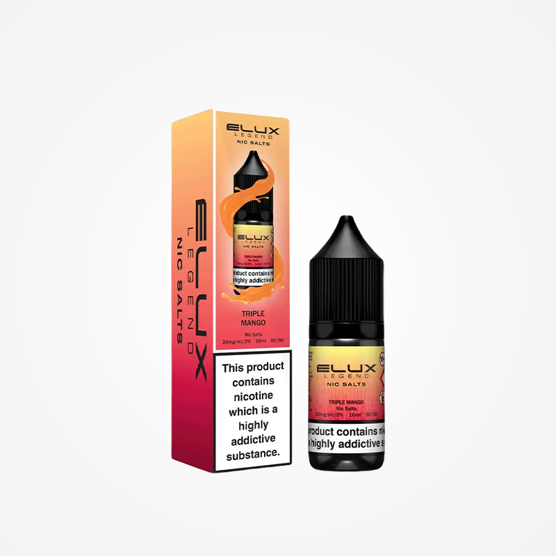 Elux Legend Nic Salt E-Liquids Triple Mango - 10ml